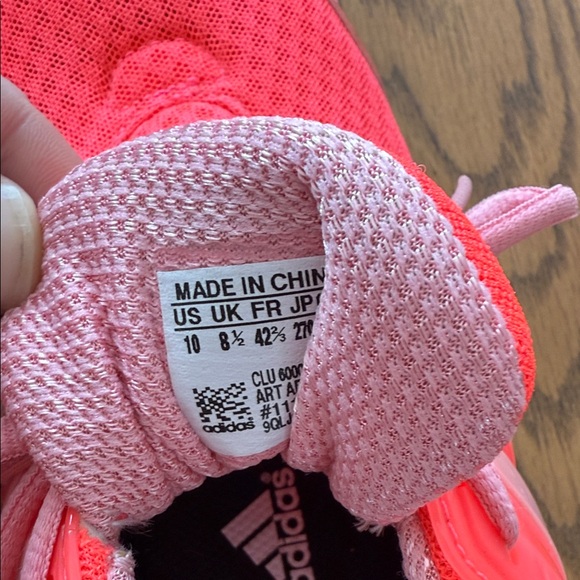 Adidas Women's Bright Pink Activewear Running Sneakers - Picture 2 of 4